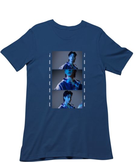Jungkook neon blue aesthetic Classic T-Shirt