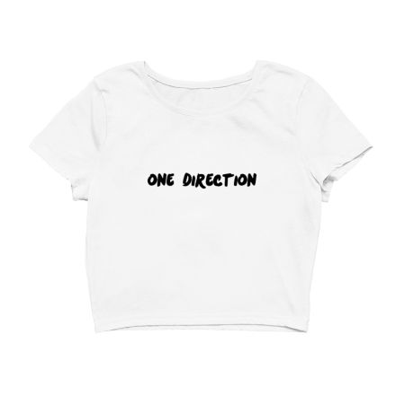 one direction logo Crop Top