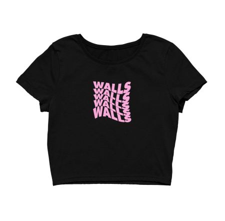 louis tomlinson walls merch Crop Top