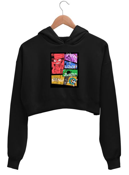 One Piece Crop Hoodie