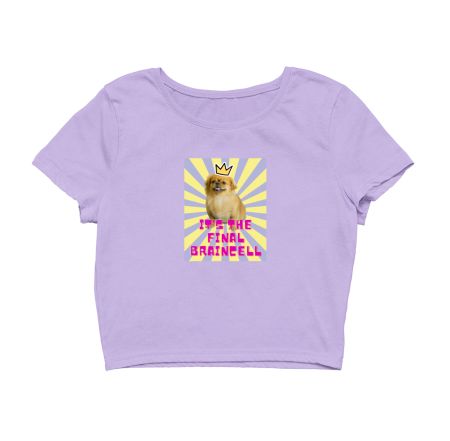 It's the Final Braincell Crop Top