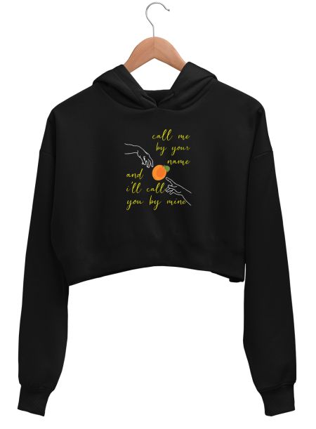 Call me by your name  Crop Hoodie