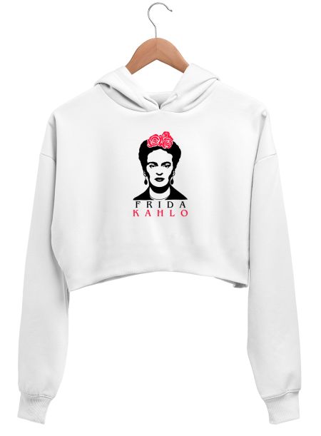 Frida Kahlo Crop Hoodie