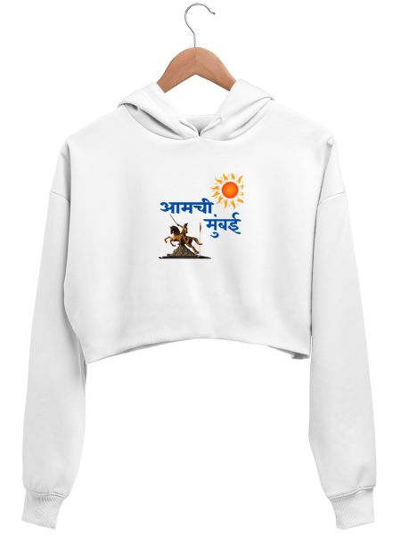 Aamchi Mumbai Crop Hoodie