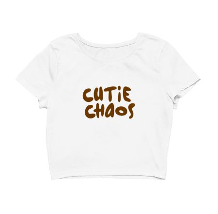 cutie chaos Crop Top