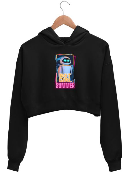 Bot Girl Summer Crop Hoodie