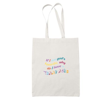 Tummy ache White Tote Bag