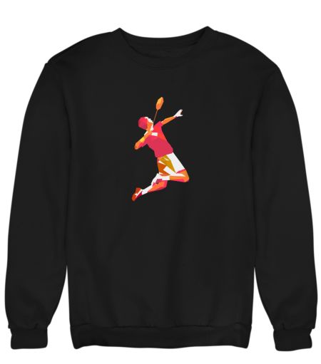 BADMINTON PLAYER ART Sweatshirt