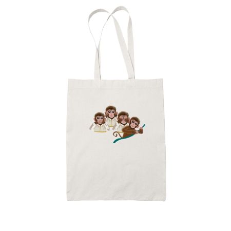 4 monkeys Tote Bag