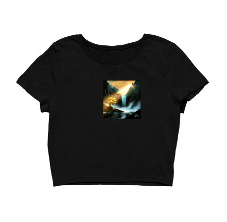 Dripped mount Crop Top