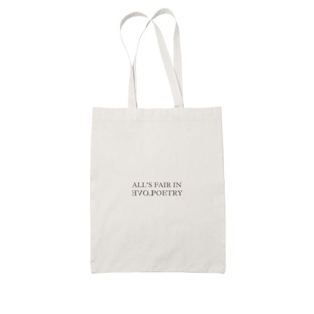 All's Fair in Love & Poetry White Tote Bag