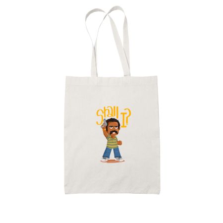 Amban Aavesham character tee  Tote Bag