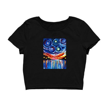 VanGoghy Crop Top