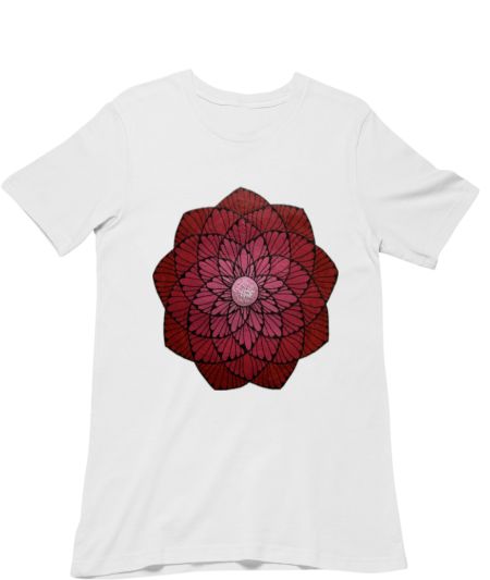 mandala red Classic T-Shirt