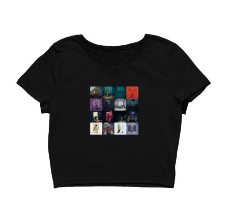 Tear of blinds Crop Top