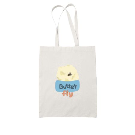 Butterfly pun White Tote Bag