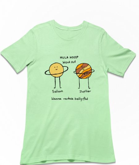 Hula Hooper planets Regular T-Shirt