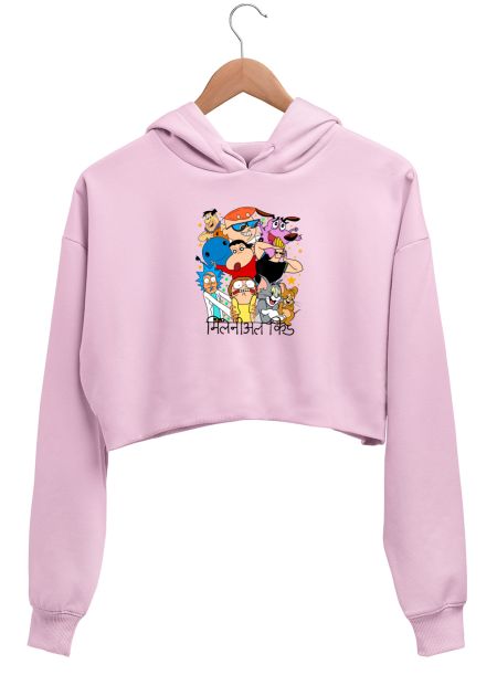 Millinneal 90s kid Crop Hoodie