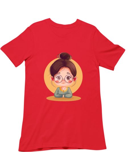 Cute specs girl Regular T-Shirt