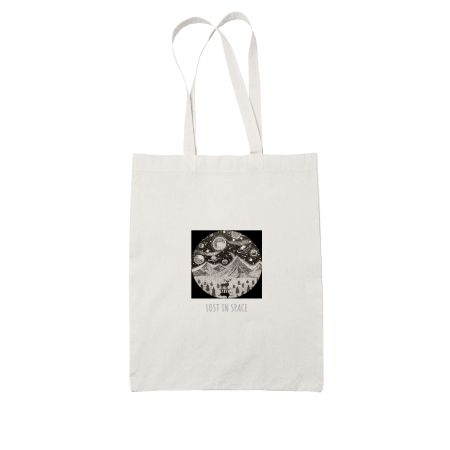 Space Love White Tote Bag