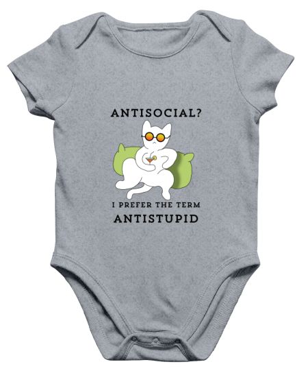 Anti stupid cat Onesie