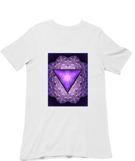 Purple Theme Mandala Regular T-Shirt