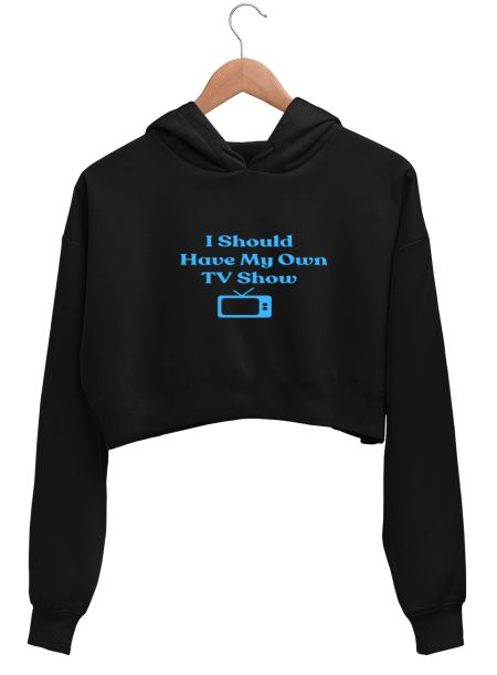Meme Merch (TV Show) Crop Hoodie