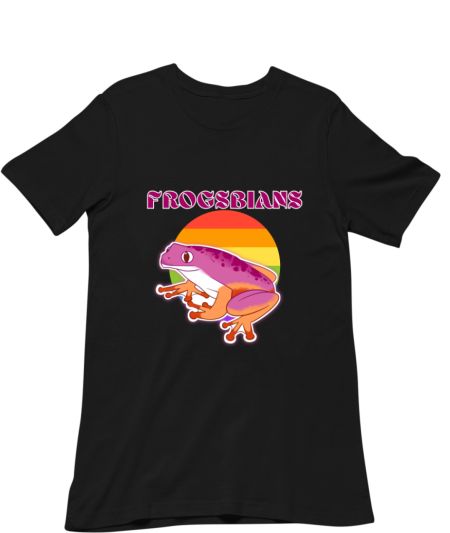 Frogsbians Frog Lesbian Pride Regular T-Shirt