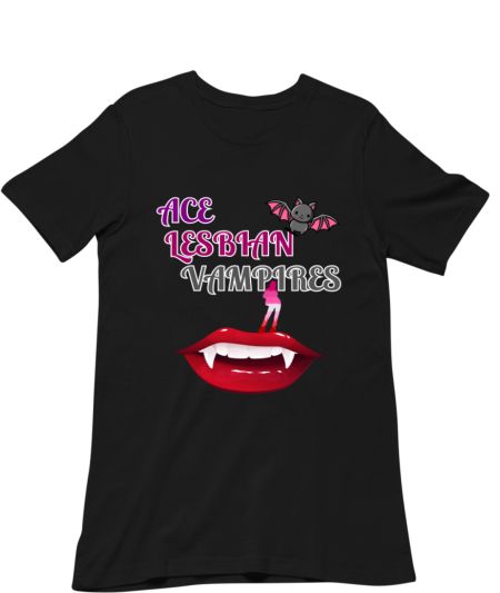 Ace Lesbian Vampire Pride Regular T-Shirt