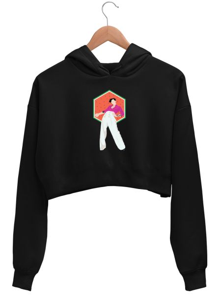 watermelon sugar high Crop Hoodie