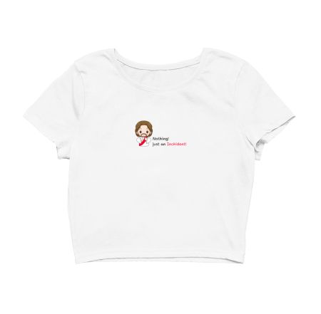 Jesus charles : White Crop Top