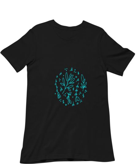 Leaf flower circle Regular T-Shirt