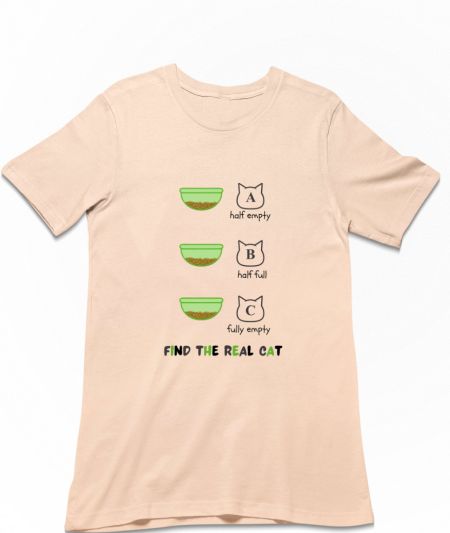 Find the real cat Regular T-Shirt