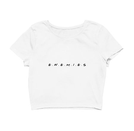 Anti friends merch  Crop Top