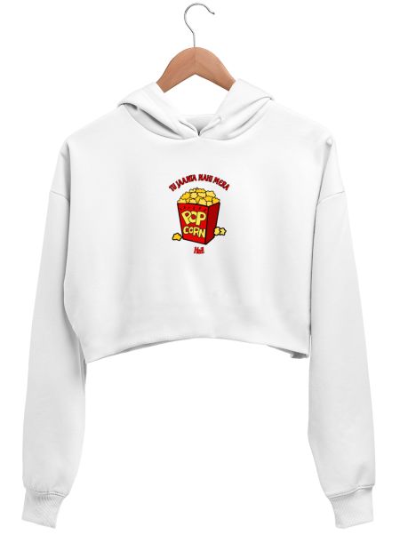 Baap Kaun Hai | Desi | Meme Crop Hoodie