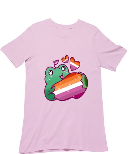 Lesbian subtle frog  Regular T-Shirt