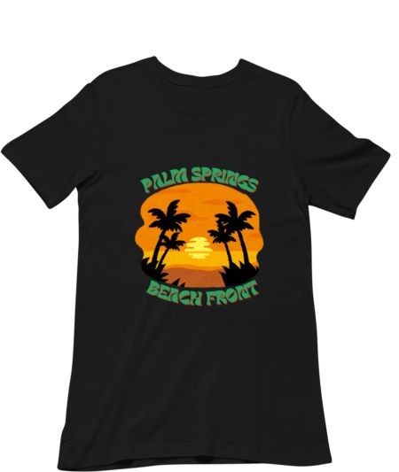 Palm Springs-Beach Front Regular T-Shirt