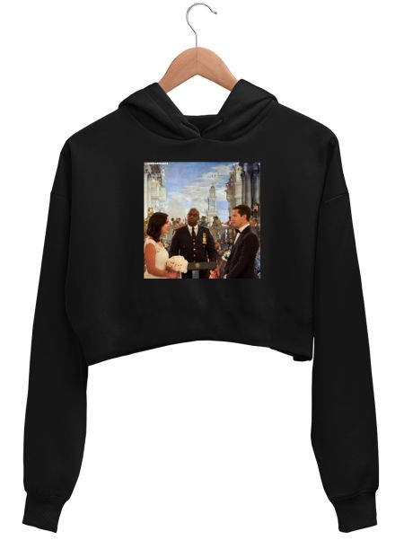 BROOKLYN NINE-NINE X RENAISSANCE Crop Hoodie