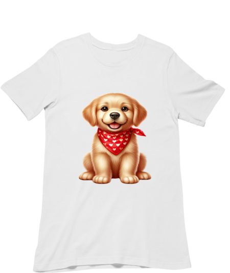 Cute Golden Retriever Dog  Regular T-Shirt