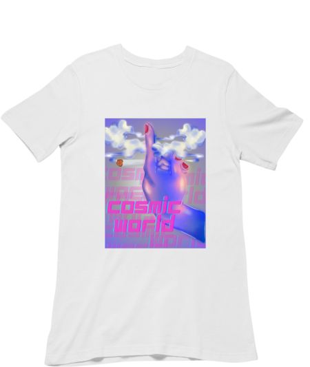 Cosmic world smoker Regular T-Shirt