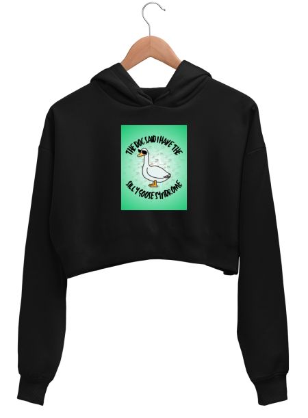 Silly Goose Syndrome Crop Hoodie