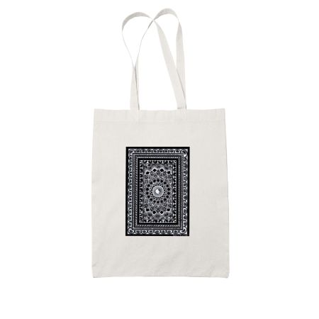 White square mandala White Tote Bag