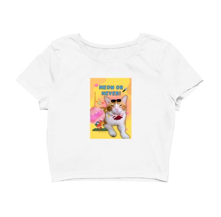 Meow or Never! Binny Crop Top