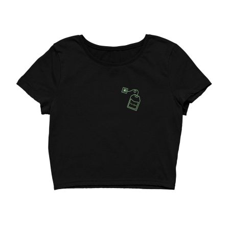 Meme Pun (Tea-Shirt) Crop Top