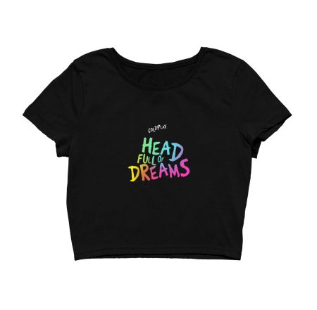 Coldplay Head Full Of Dreams Crop Top