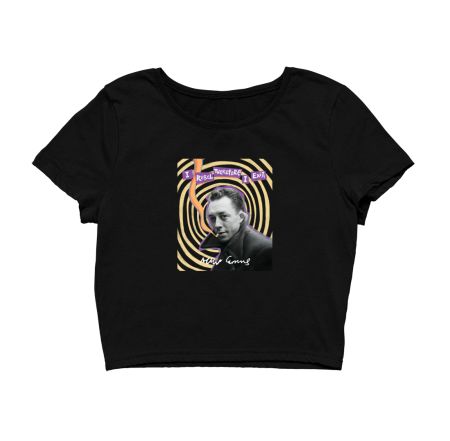 Albert Camus Crop Top