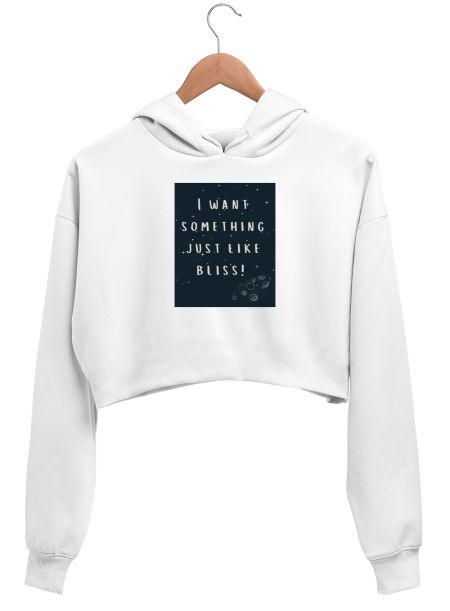 Something just like this Crop Hoodie
