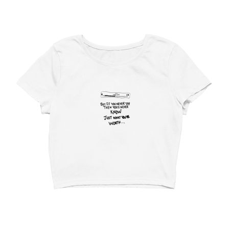 Fix You - Coldplay  Crop Top