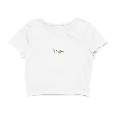 Yellow - ColdPlay Crop Top
