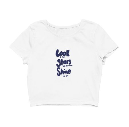 Coldplay - Yellow  Crop Top